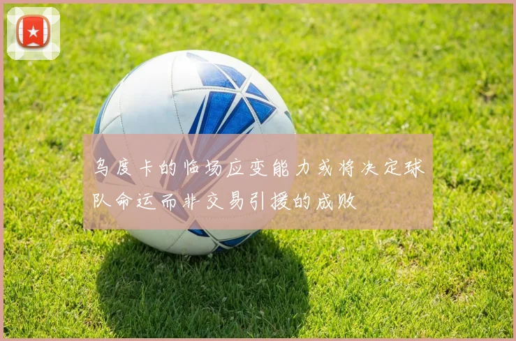 乌度卡的临场应变能力或将决定球队命运而非交易引援的成败